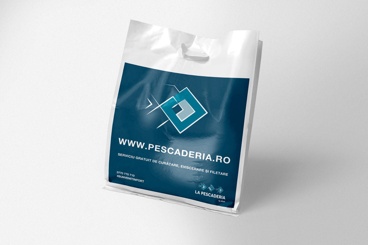 Refrigerated bag for La Pescaderia - Restaurant and fish market in Bucharest, bringing fresh fish from the Black Sea and the Mediterranean Sea