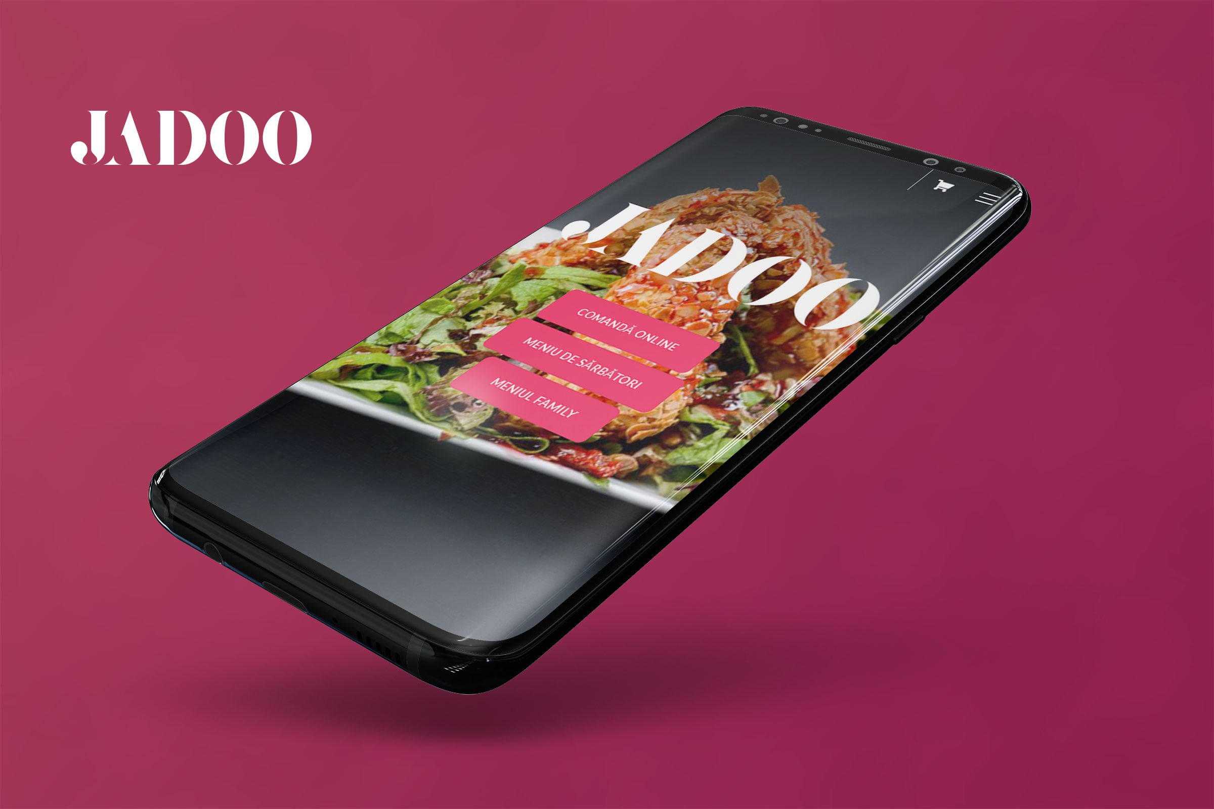Logo și web design pentru Jadoo – restaurant cu specific mediteranean din București